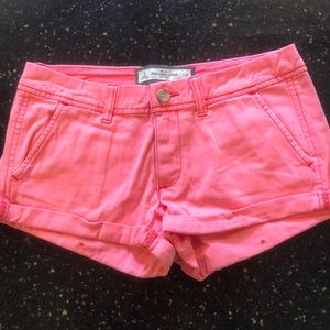 Abercrombie & Fitch | pink shorts